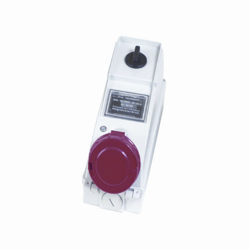 Tomacorriente de pared - 380 V, 32 A, IP 55 | GR31110  - GEROS - empotrable / IP55 / CEE