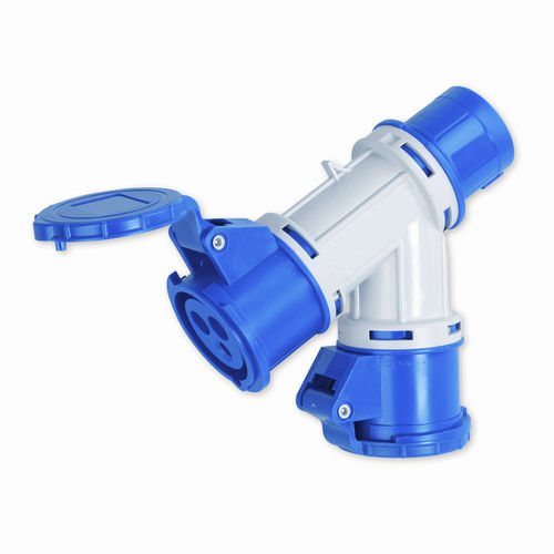 Adaptador CEE - 2 x 16 A, IP 67 | GR30621   - GEROS