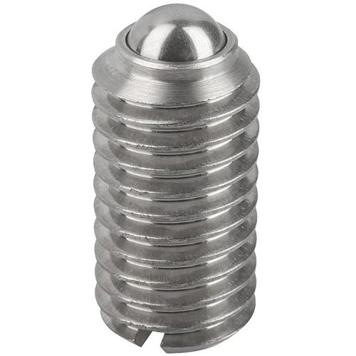 Émbolo de bola de muelle - 03010 series - Fixtureworks - de acero inoxidable