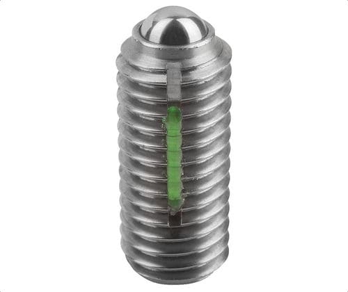 Émbolo de bola de acero inoxidable - 0303x series - Fixtureworks - para carga pesada / de muelle / de bolas