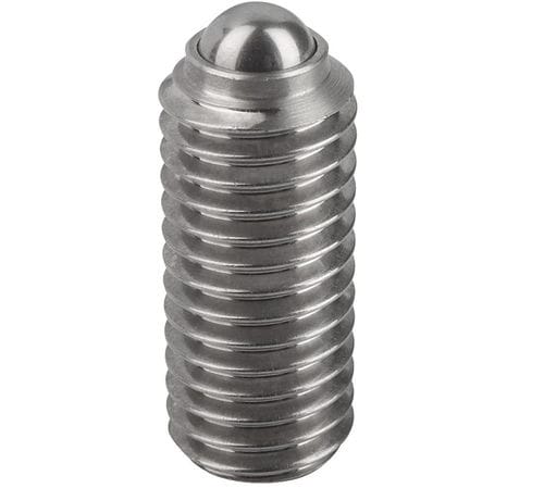 Émbolo de bola de acero - 0303 series - Fixtureworks - de bolas / de acero inoxidable / con hueco hexagonal