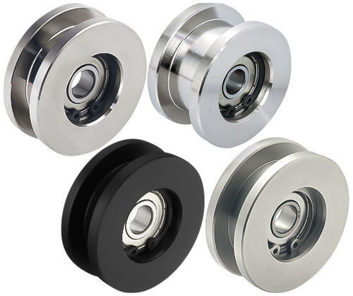 Guiado de rodillo para puerta corredera - GRL-H - Fixtureworks - doble