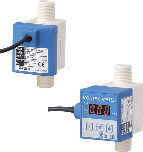 Caudalímetro de vórtex - FM01 series - KOFLOC Corp. - volumétrico / para agua / en línea