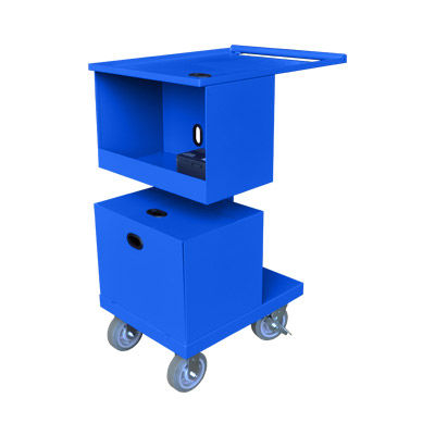 Carro puesto de trabajo - PMC-J5 - Storage Battery Systems, LLC - de metal / 1 nivel / multifuncional