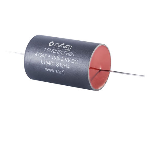 Condensador eléctrico de película - POWER - Cefem Group - axial / no inductivas / de almacenamiento de energía