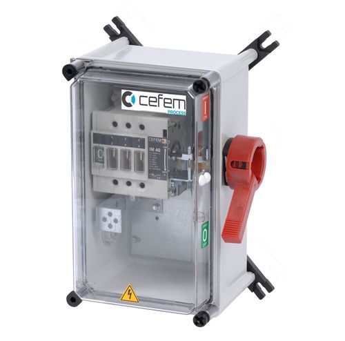 Seccionador manual - POLY-M™ - Cefem Group - de baja tensión / en carcasa / para disyuntores