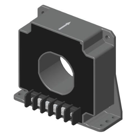 Sensor de corriente de efecto Hall de lazo abierto - HS series - Electrohms - montado en panel / AC / DC