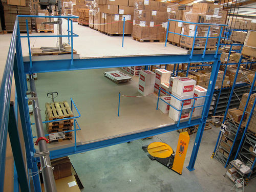Entreplanta industrial para estantería - OHRA Regalanlagen - para estantería de palés / para estantería / para suelo industrial