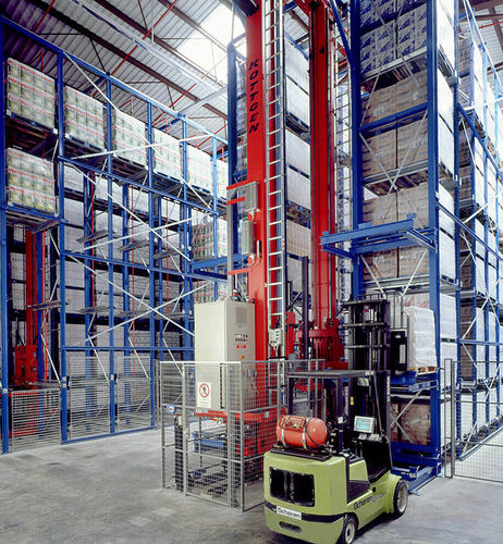 Transelevador automático - OHRA Regalanlagen - para sistema de organización / para cargas pesadas / para madera