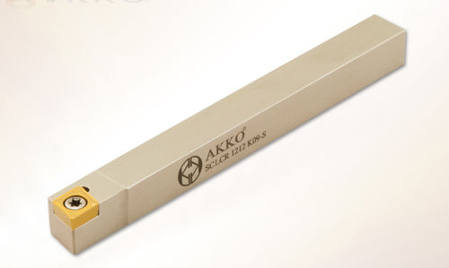 Portaherramienta ISO - SCLCL series - AKKO CUTTING TOOLS - con tornillo de fijación / para mecanizado / para torno CNC