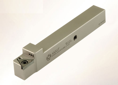 Portaherramienta ISO - STGCR 1 series - AKKO CUTTING TOOLS - con tornillo de fijación / para mecanizado / para torno CNC