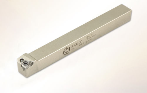 Portaherramienta ISO - SER 1 series - AKKO CUTTING TOOLS - con tornillo de fijación / roscado / para torneado externo