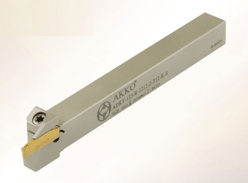 Portaherramienta con tornillo de fijación - ADKT-123 series - AKKO CUTTING TOOLS - ranurado