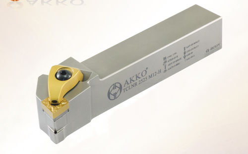 Portaherramienta con tornillo de fijación - TCLN series - AKKO CUTTING TOOLS - para mecanizado / para torneado externo
