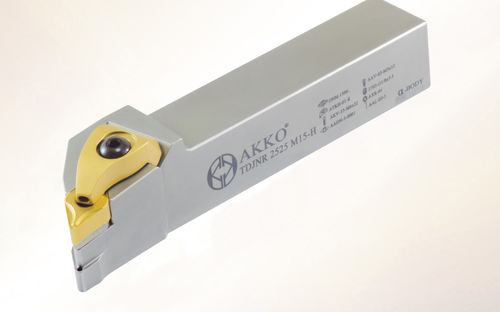 Portaherramienta con tornillo de fijación - TDJN series - AKKO CUTTING TOOLS - para mecanizado / para torneado externo
