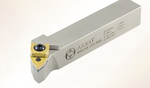Portaherramienta ISO - MWLN series - AKKO CUTTING TOOLS - con tornillo de fijación / para mecanizado / para torneado externo