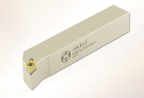 Portaherramienta ISO - SDHC series - AKKO CUTTING TOOLS - con tornillo de fijación / para mecanizado / para torneado externo