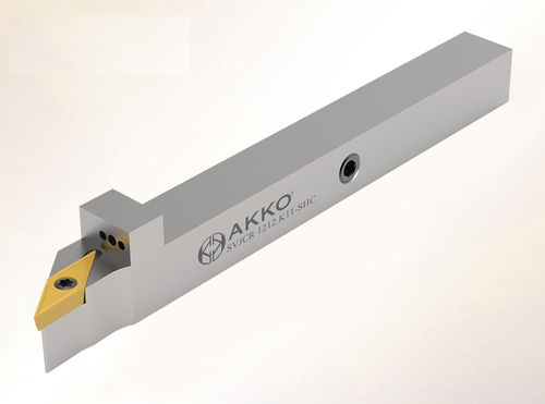 Portaherramienta ISO - SVJC series - AKKO CUTTING TOOLS - con tornillo de fijación / para mecanizado / para torneado externo