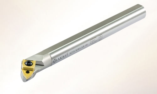 Portaherramienta ISO - MWLN series - AKKO CUTTING TOOLS - con tornillo de fijación / para torneado interno