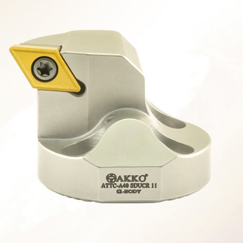 Portaherramienta ISO - SDUC series - AKKO CUTTING TOOLS - con tornillo de fijación / para mecanizado / antivibración