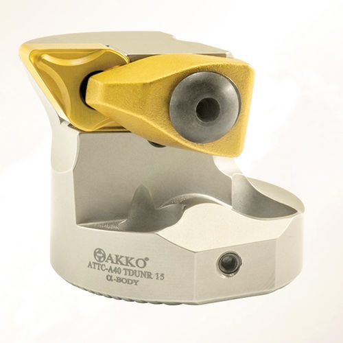 Portaherramienta ISO - TDUN 1 series - AKKO CUTTING TOOLS - con tornillo de fijación / para mecanizado / antivibración