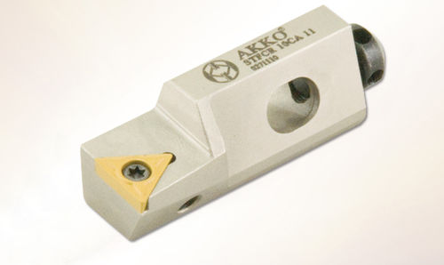 Portaherramienta ISO - STFC series - AKKO CUTTING TOOLS - con tornillo de fijación / para mecanizado / para torneado interno