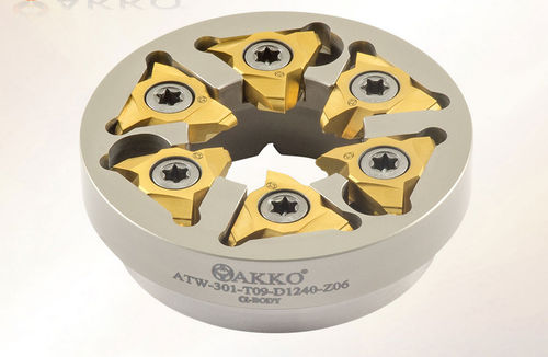 Portaherramienta con tornillo de fijación - ATW-3 series - AKKO CUTTING TOOLS - roscado