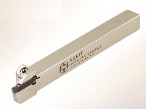 Portaherramienta con tornillo de fijación - ADKT-KG series - AKKO CUTTING TOOLS - ranurado / para torneado externo / para torno CNC