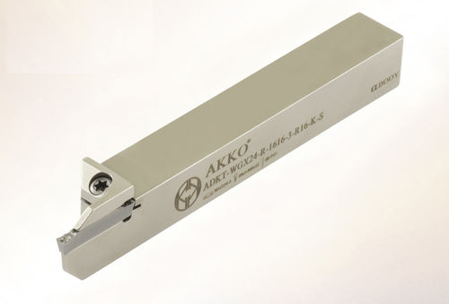 Portaherramienta con tornillo de fijación - ADKT-WGX16 series - AKKO CUTTING TOOLS - ranurado / para torneado externo / para torno CNC