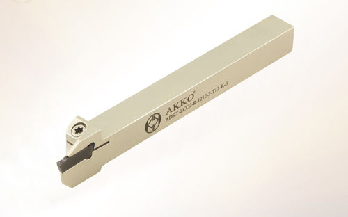 Portaherramienta con tornillo de fijación - ADKT-ZCC2 series - AKKO CUTTING TOOLS - ranurado / para torneado externo