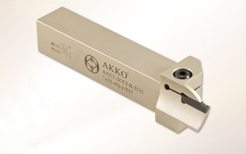 Portaherramienta con tornillo de fijación - AAKT-ZCC2 series - AKKO CUTTING TOOLS - ranurado / para torneado externo