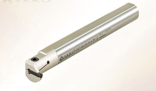 Portaherramienta con tornillo de fijación - AIKT-KG series - AKKO CUTTING TOOLS - ranurado / para torneado interno