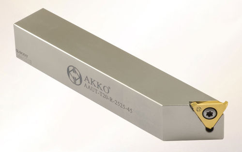 Portaherramienta con tornillo de fijación - AAUT-T20 series - AKKO CUTTING TOOLS - ranurado