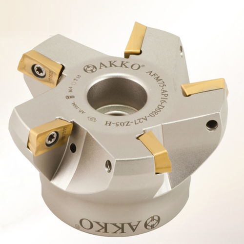 Fresa de plaquita - AFM75-AP16-D series - AKKO CUTTING TOOLS - para planear