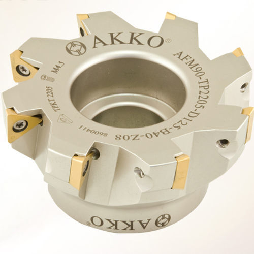 Fresa de plaquita - AFM90-TP2205-D series - AKKO CUTTING TOOLS - para planear