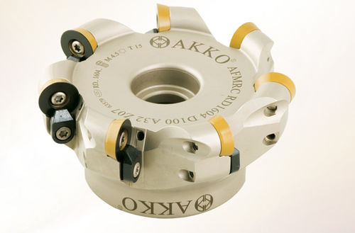 Fresa de plaquita - AFMR series - AKKO CUTTING TOOLS - para planear / ISO