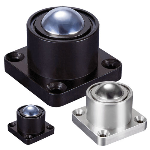 Rodillo esférico para cargas pesadas - 8200 - Omnitrack - de acero inoxidable / de polímero / con zócalo cilíndrico
