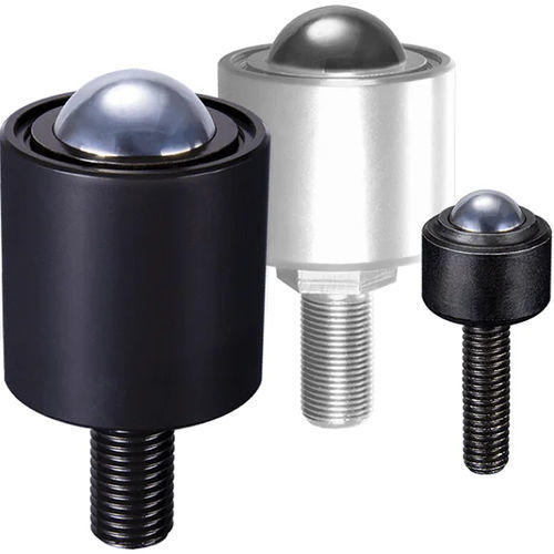 Rodillo esférico para cargas pesadas - 8100 - Omnitrack - de acero inoxidable / de polímero / con zócalo cilíndrico