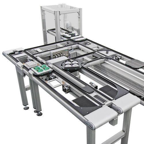 Transportador de banda - LT40 - MONTECH - neumático / de doble cinta / horizontal