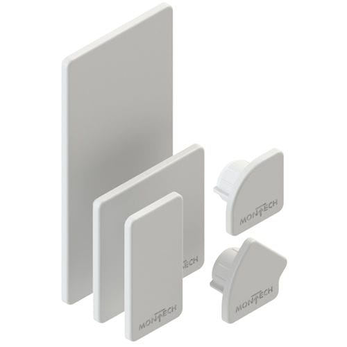 Capuchón de extremo press fit - AK-5025 - light gray series - MONTECH - redondo / rectangular / cuadrado