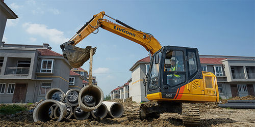 Excavadora intermedia - 908E - Guangxi Liugong Machinery Co., Ltd. - con orugas / diésel