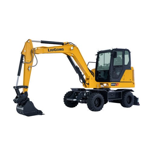 Excavadora mediana - 906FW - Guangxi Liugong Machinery Co., Ltd. - de ruedas / diésel / para obra de construcción