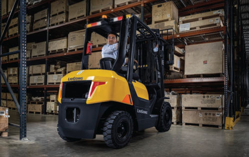 Carretilla elevadora eléctrica - CLG2025MJ - Liugong Construction Machinery N.A., LLC - con operador sentado / para palés