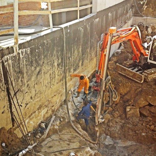 Accesorio de horadar para excavadora - 25A - Junttan Oy - para cimentación