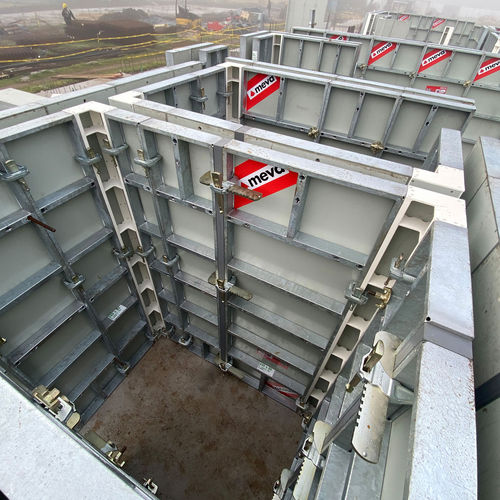 Encofrado modular - EcoAs  - MEVA Schalungs-Systeme - ligero / de tabiques / para pilares