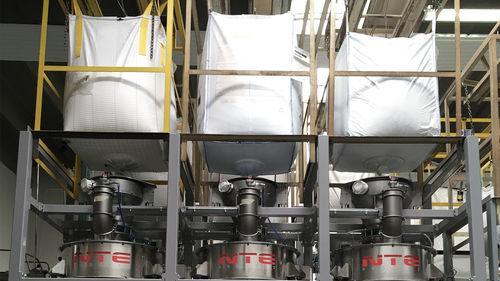 Estación de llenado de big-bag móvil - M348 - NTE PROCESS - para la industria química / para la industria agroalimentaria