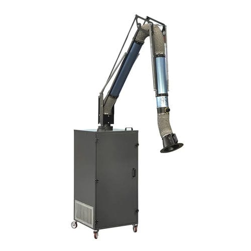 Extractor de humo móvil - DCE series - GGE srl - de pie / de soldadura / con filtro de carbón activado