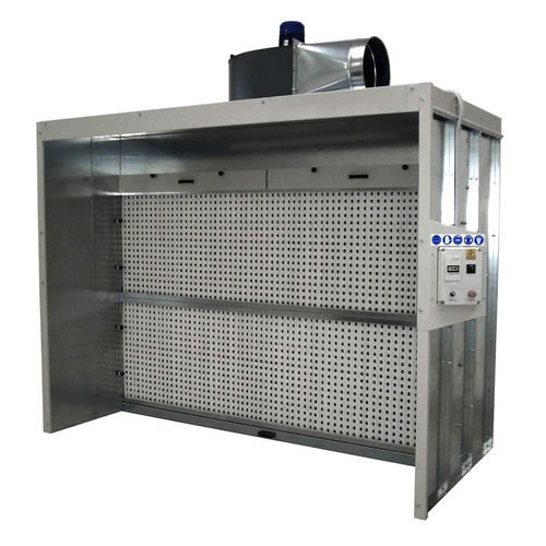 Cabina de empolvado abierta - ZINCO SEC SMART - GGE srl - con filtro seco / de ciclón / automática