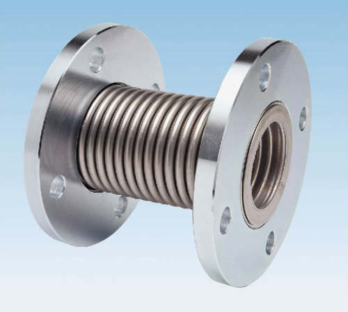 Compensador de dilatación de acero - 1/2 - 2 1/2", 2.5 bar | GMM series - ECONEX S.R.L. - redondo / con brida / para gas