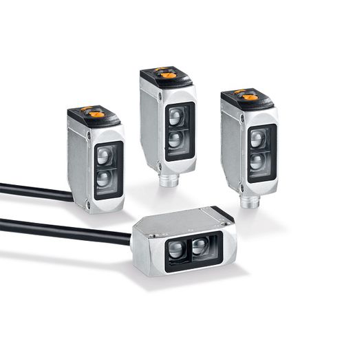 Sensor fotoeléctrico con supresión de fondo - O6x3 series - ifm electronic - de reflexión directa / retrorreflector / de tipo barrera
